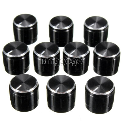 10PCS Useful Volume Control Rotary Knobs For 6mm Dia Potentiometer