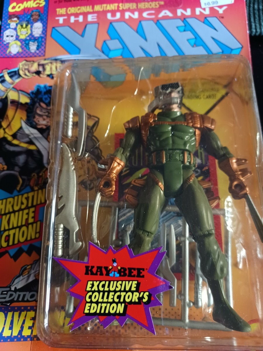 1993 Toy Biz The Uncanny X-Men Wolverine 5th Edition KB Green Suit