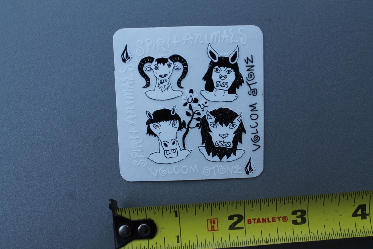 Volcom Stone Spirit Animals Ozzy Noa Jack OG Z69B Vintage