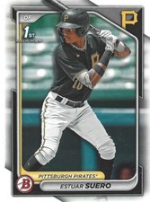 2024 Topps BOWMAN  Prospects Rookie RC ESTUAR SUERO #BP-63 PITTSBURGH PIRATES