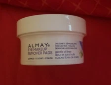 Almay Oil-free Eye Makeup Remover Pads 6.5-Ounce 15 pads BN 