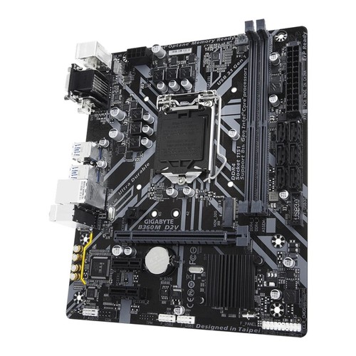 Gigabyte B360M D2V Motherboard Intel B360 LGA 1151 DDR4 Micro ATX VGA Core PS/2 - Picture 4 of 10