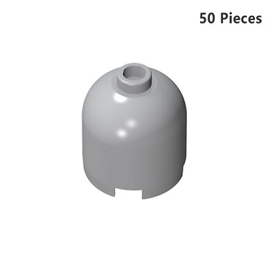 30151 Brick Round 2 x 2 x 1 2/3 Dome Top Light Gray Bricks, Pieces & Parts