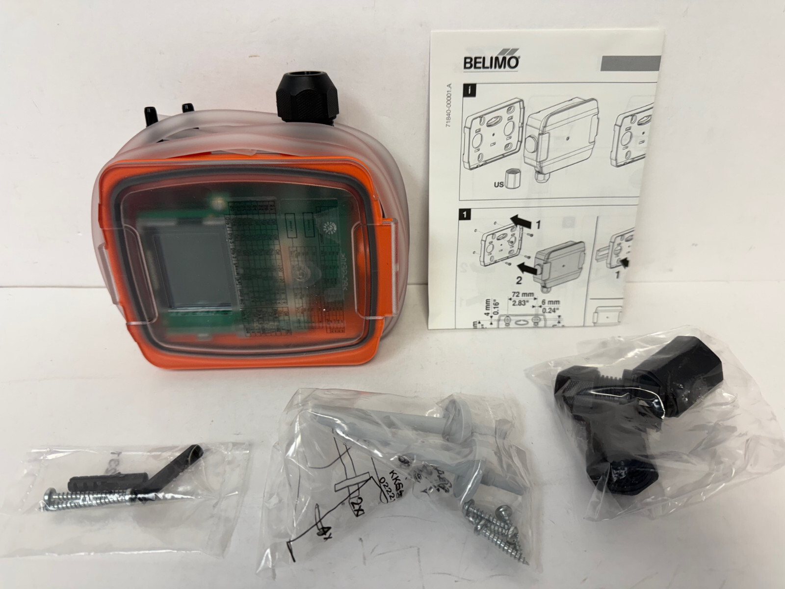BELIMO 22ADP-55QL DUCT CONNECTOR DIFFERENTIAL PRESSURE SENSOR AIR NEW OPEN BOX