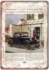 Vintage 1931 Ford Coupe Ad Retro Look Metal Sign A6519 Vintage 1931 Ford Coupe Ad Retro Look Metal Sign A6519