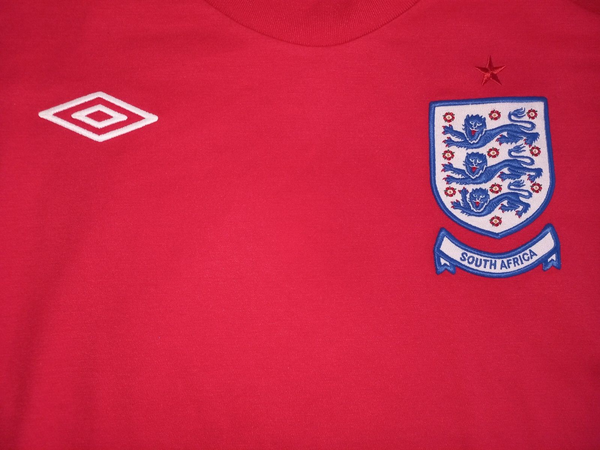 Umbro England World Cup 2010 South Africa jersey shirt (Size 46/XL 