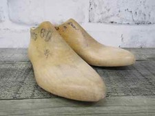 Vtg Childrens Wood Wooden 1 Pair SIZE 6 D Pointed Toe Shoe Lasts Molds Cobbler