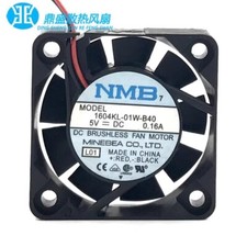 NMB 1604KL-01W-B40 4010 5V 0.16A 2-Wire Dual Ball Cooling Fan
