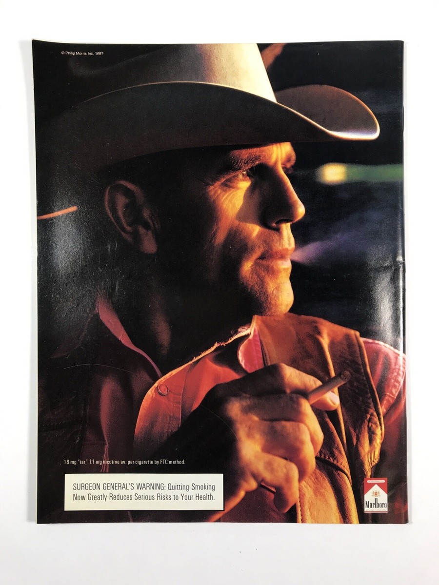 Marlboro カウボーイ ポスター 1997年製 Marlboro カウボーイ ポスター 1997年製