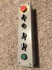Saginaw SCE INDUSTRIAL CONTROL PANEL TYPE 12 LR97418 6 BUTTON SCE-6PBVL1