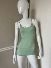 MICHAEL STARS THE ORIGINAL TEE NEW! VTG! Mint Green Thin Strap Tank Top O/S