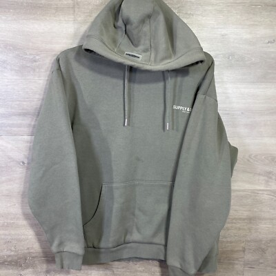 Supply and Demand Hoodie Mens Medium Gorpcore Sporty Casual Outdoor Pullover
