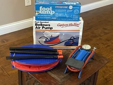   NEW Vintage Strosem Steel Foot Pump & Intex...