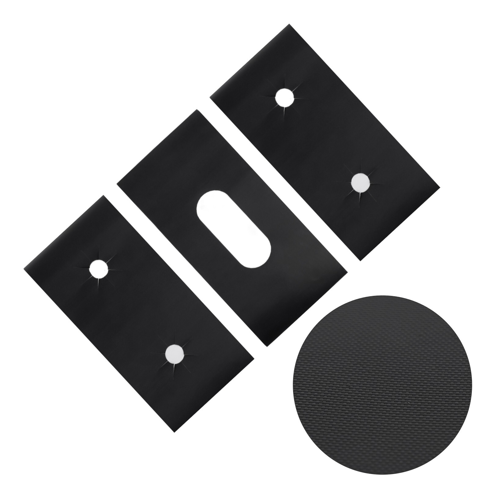 Easy to Clean 5Hole Gas Stove Pad Protective Cover for Samsung Gas Stove