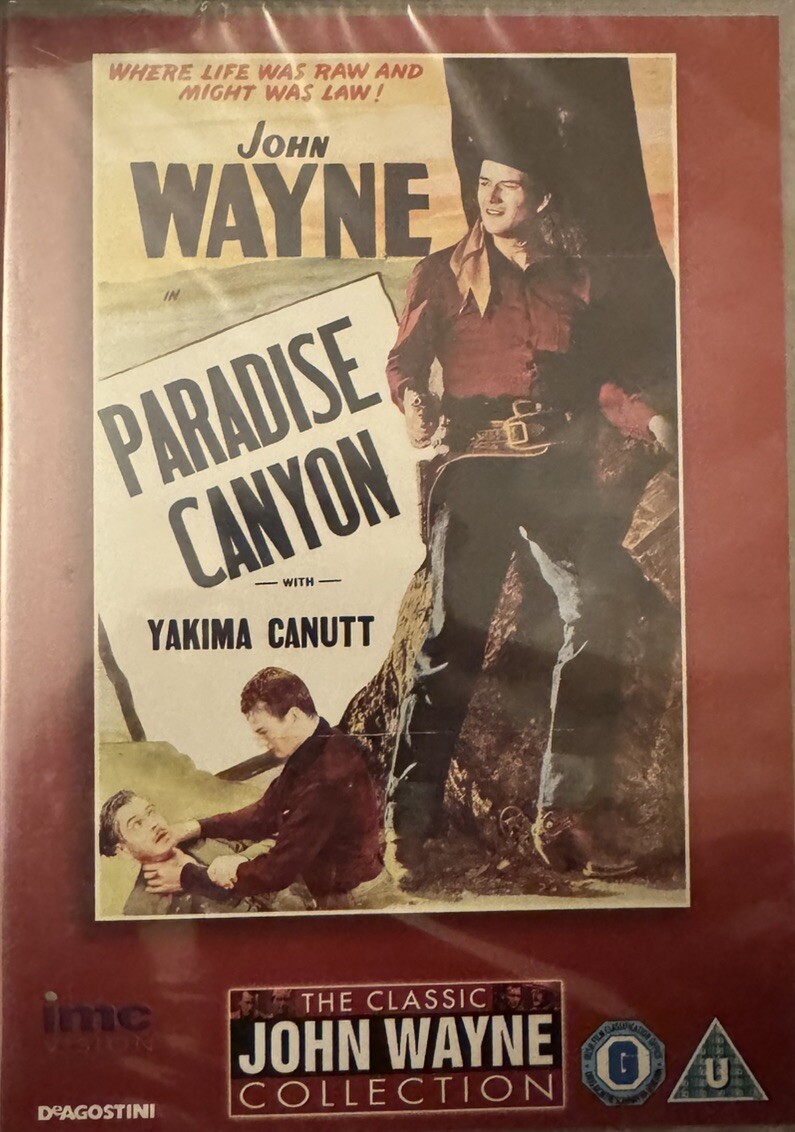 Paradise Canyon DVD John Wayne Classic Collection New Sealed