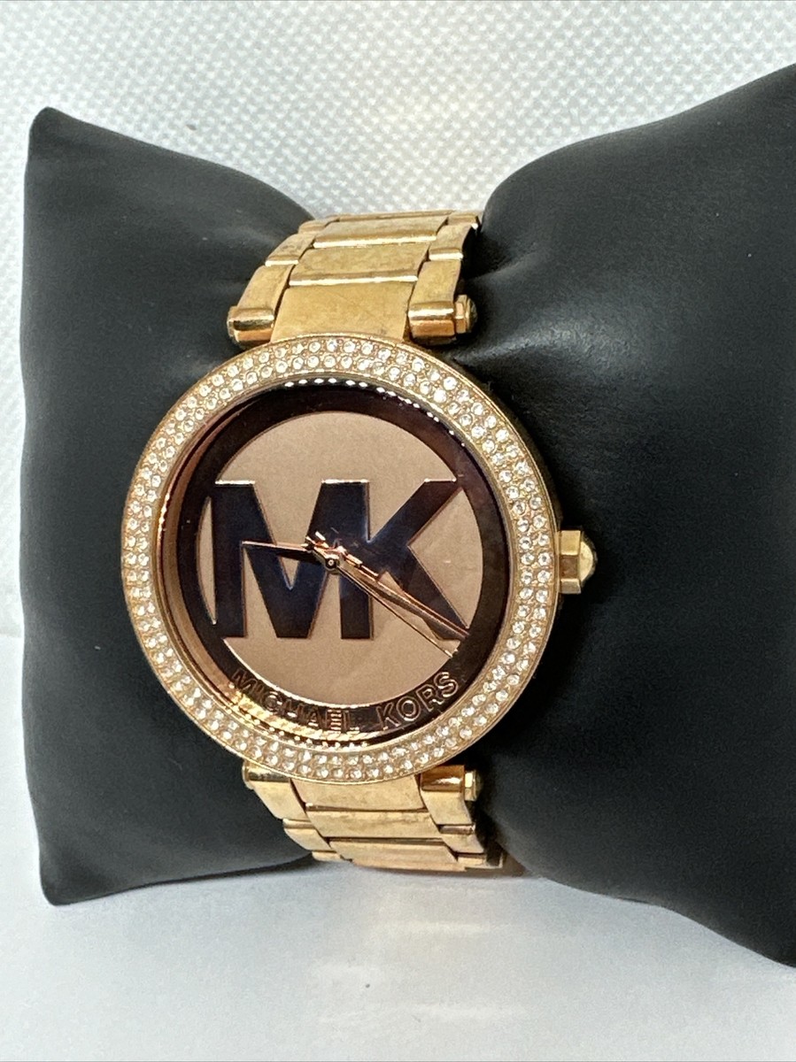 Michael Kors Parker MK5865 Women Rose Gold Analog Dial Quartz Wrist Watch NUL39 Michael Kors Parker MK5865 Women Rose Gold Analog Dial  main image 2