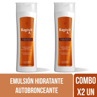 Bagovit   Autobronceante Bronceado Progresivo 200 gr x2 unidades