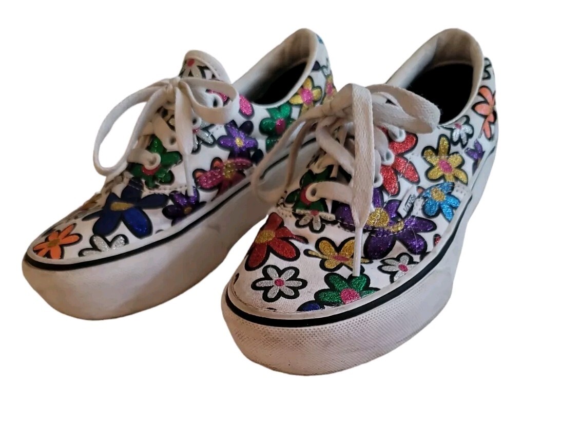 vans era knitted florals