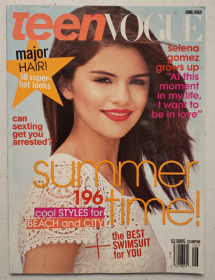 Teen Vogue Magazine June/July 2011 Selena Gomez Grows Up~ Summer