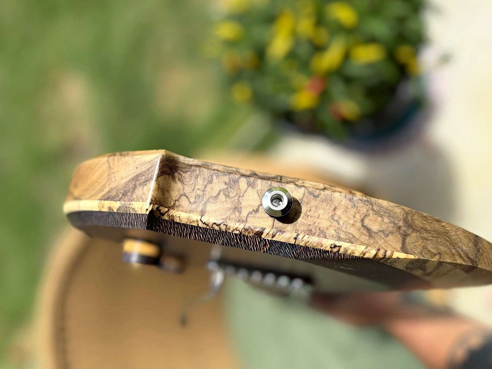 Right-Handed 6-String custom built exotic layered guitar