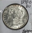 1898-O Morgan Dollar Silver BU TONED Free Shipping