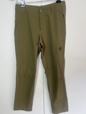 Mammut Men s Green Solid Casual Pants Regular Fit Size  Pre-Owned Good