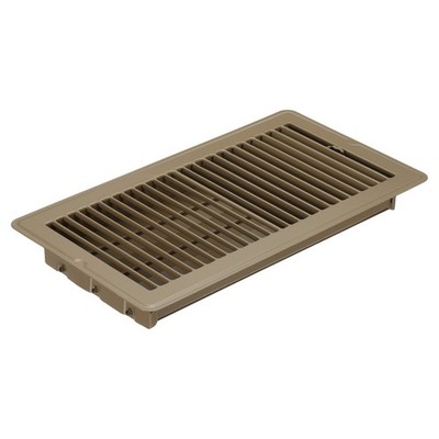 12x6 Zoll Boden Register 1 stücke Air Vent Abdeckung Einstellbare Vents Braun