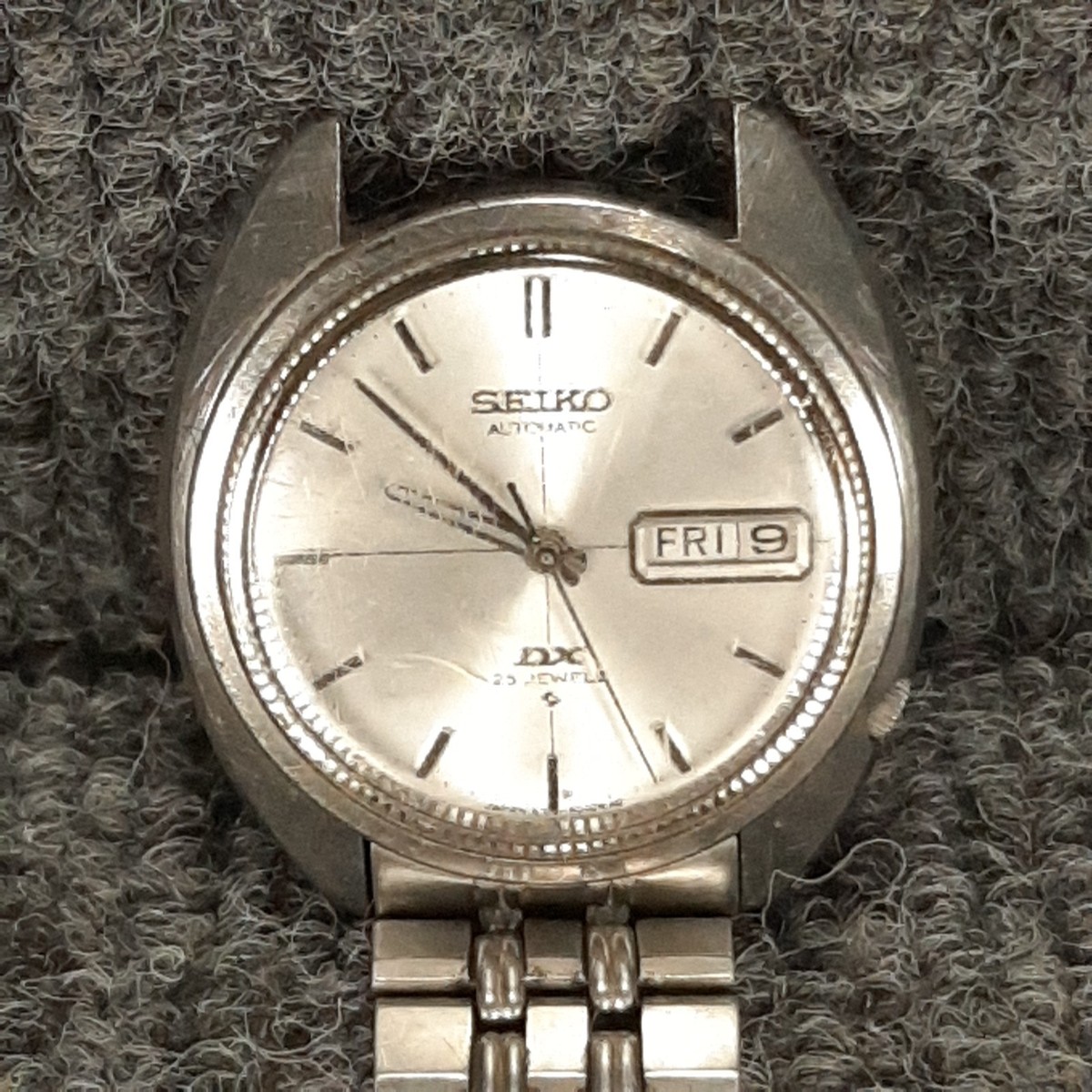 1969 Seiko Automatic DX 25 Jewel 6106-6003 Vintage Waterproof
