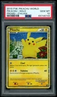 2010 POKEMON WORLD COLLECTION PIKACHU-HOLO PROMO-ITALIAN PSA 10