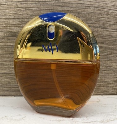 RARE VTG NAVY By COVER GIRL 1.5oz /45ml Cologne Spray Gold Cap ORIGINAL FORMULA