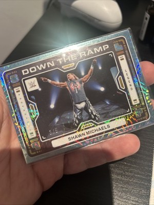 Panini WWE Photogenic HBK Shawn Michaels Down The Ramp /5 Fireworks SSP Card