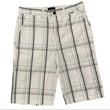 Hurley Boys Striped Shorts Size 16 30 Waist EUC