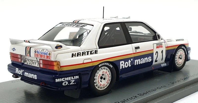 Spark Model 1/43 Scale S8485 BMW E30 #21 Tour de Corse Rally de France - 1989 - Image 2 of 4