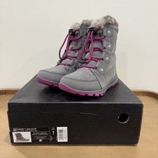 NEW w/Box Sorel Youth Whitney II Joan Lace Up Waterproof Boots Youth Size 7