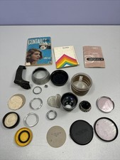 Carl Zeiss 85mm f4 Pro-Tessar telephoto lens Vintage Camera Lot Contaflex