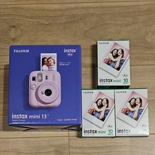 Fujifilm Instax Mini 13 Candy Pink Camera  30 Film Set New Unopened