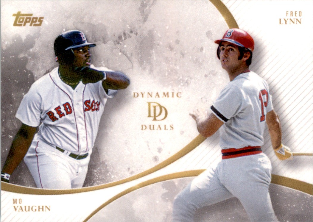 Fred Lynn/Mo Vaughn 2023 Topps Dynamic Duals #11 Boston Red Sox