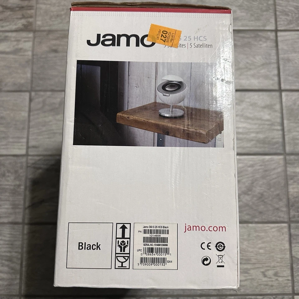Altavoces Satelitales JAMO - 360 S 25 HCS - 5 Satélites Negro Diseño Danés Foto 3 de 4