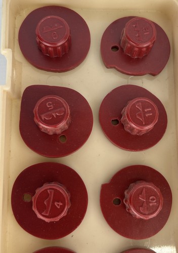 Automatic ZigZag Sewing Machine Design Cams In Case Set Of 23 (missing 1) - Picture 2 of 7