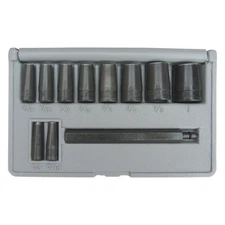 Lang Tools 950 - 10-piece 1/4" to 1" Hollow Punch Set