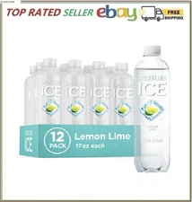 Sparkling Ice Lemon Lime Sparkling Water, with Antioxidants and Vitamins