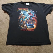 RARE Vintage 1998 Universal Studios The Amazing Adventures of Spider-Man  Size L