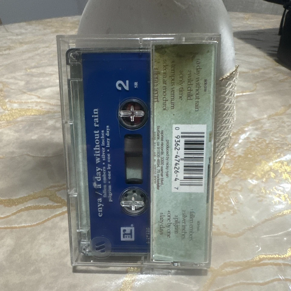 Enya A Day Without Rain 2001 RARE orig CASSETTE TAPE INDIA indian - Image 2 of 4