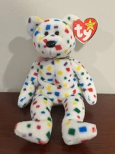 TY Beanie Baby TY 2K 1999 Retired protection. PE pellets and tag errors