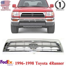 Grille Assembly For 1996-1998 Toyota 4runner Chrome Shell With Emblem Provision Grille Assembly For 1996-1998 Toyota 4runner Chrome Shell With Emblem Provision