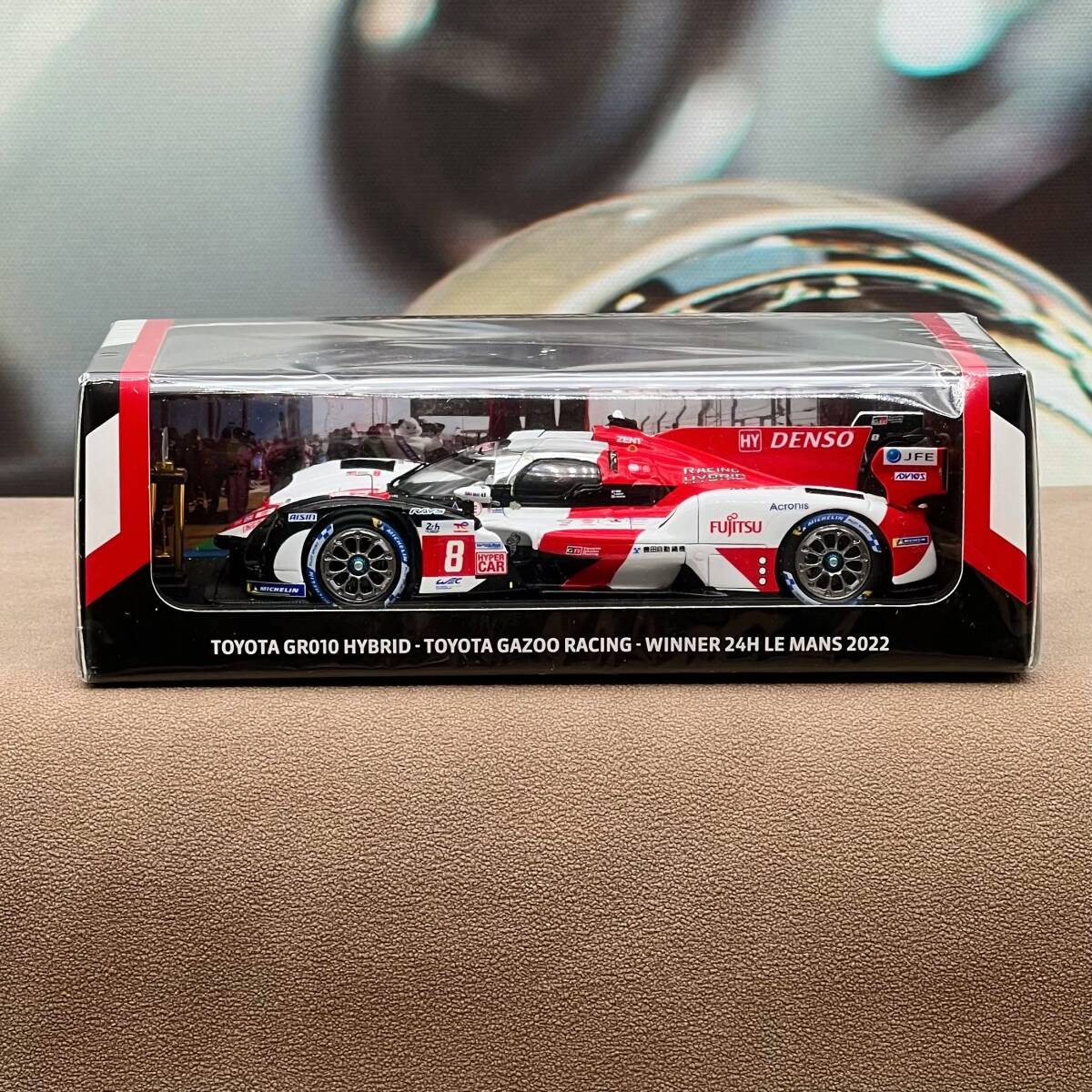 Spark 1/43 Toyota GR010 Le Mans 24H 2022 Winner Trophy Model