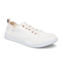VIONIC Beach Pismo Casual Sneaker: Canvas, Cream MEDIUM