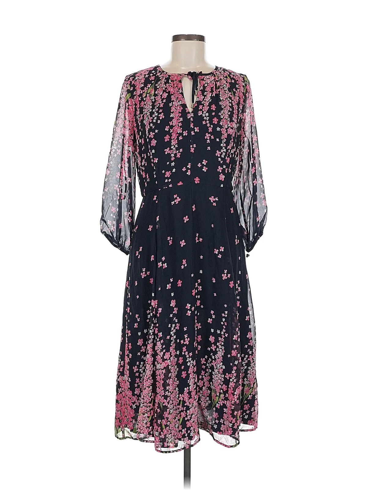 Tommy Hilfiger Women Black Cocktail Dress 6