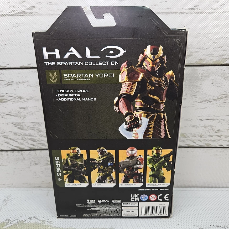 Jazwares Halo The Spartan Collection Spartan Yoroi Samurai 2021 7" Figure New - Image 4 of 4