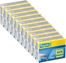 - Punti Metallici Standard Universali 21/4, Graffette per Pinzatrice Fino a 15 F